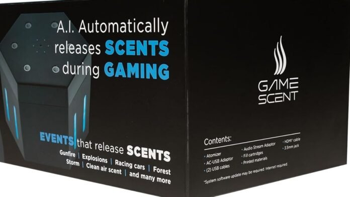 Official box art of GameScent from Elevated Perceptions.