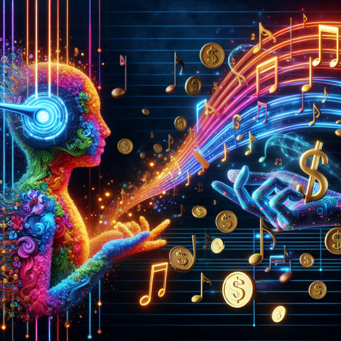 make money with AI music
