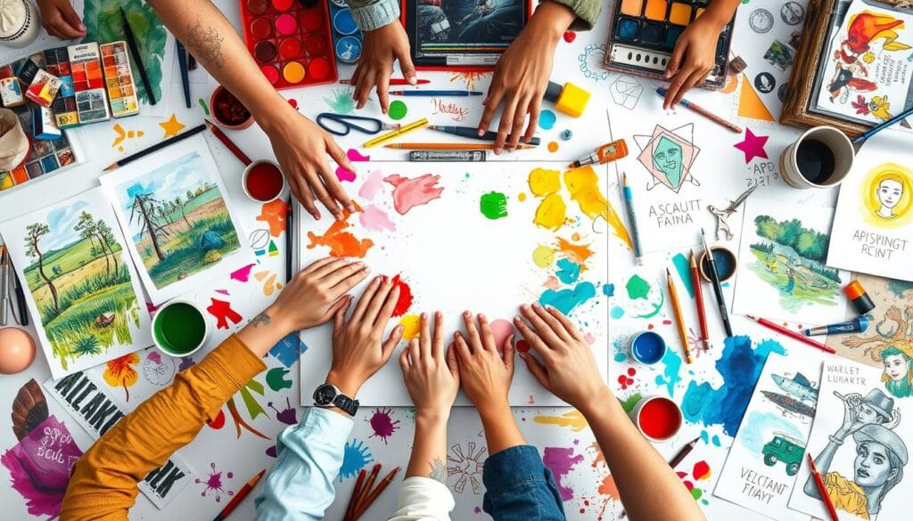 collaborative prompts for creativity