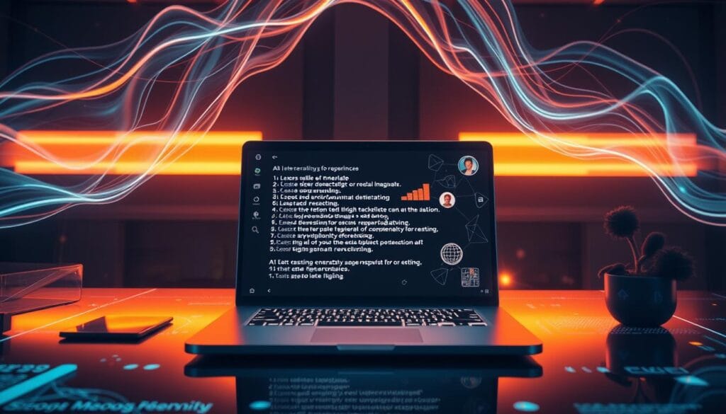 user experiences and AI content generation