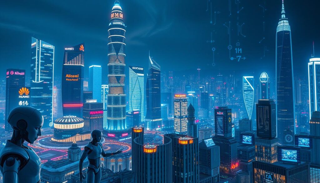 Chinese tech giants AI advancements