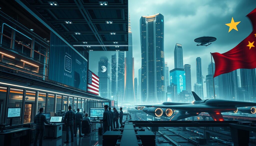 U.S. and China AI development comparison