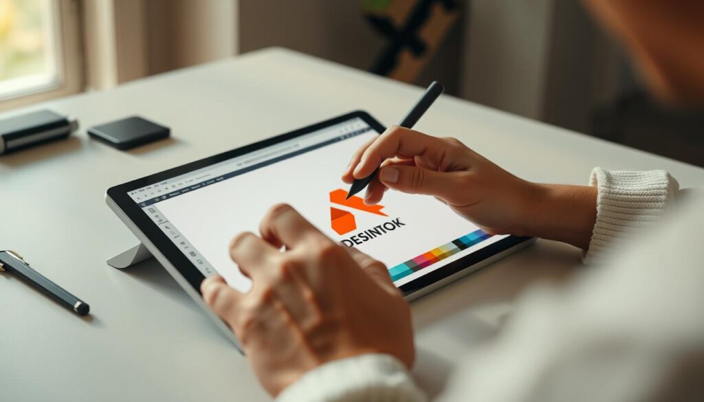 customizing logo