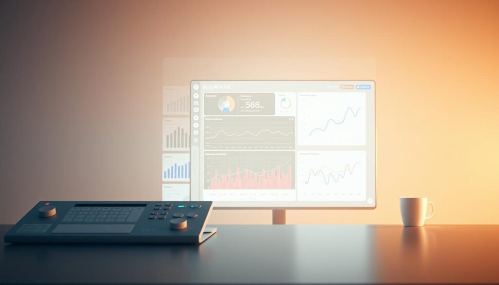 research tool interface