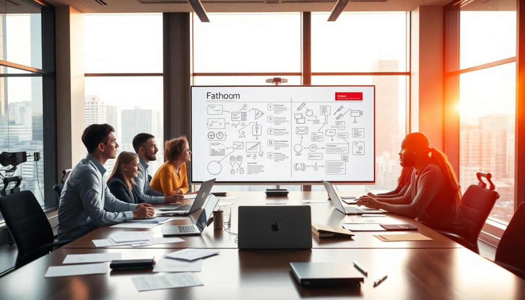 team collaboration with Fathom