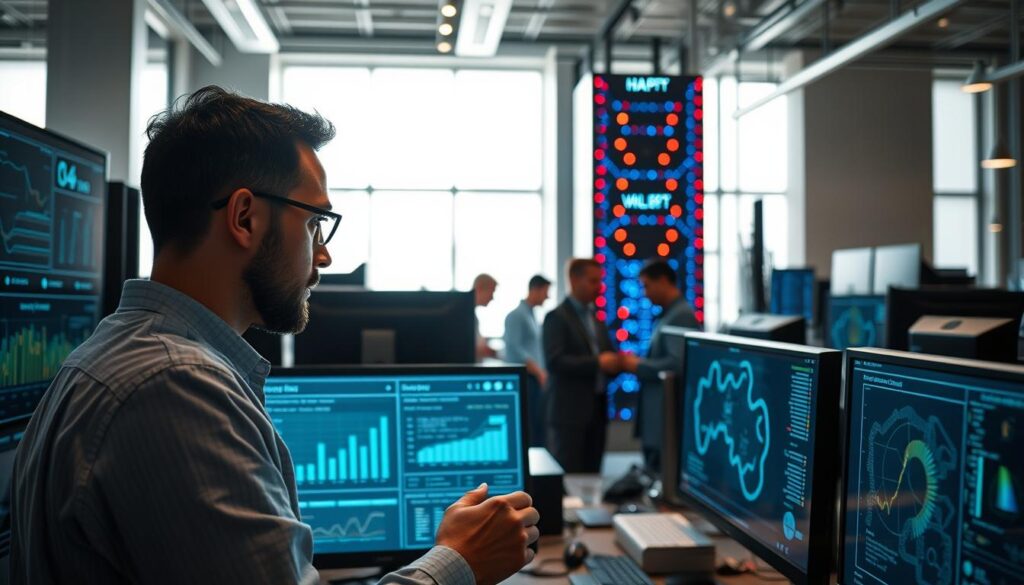 training and testing AI performance