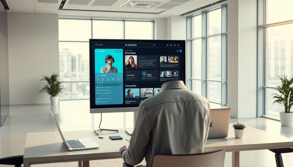 AI customizing content