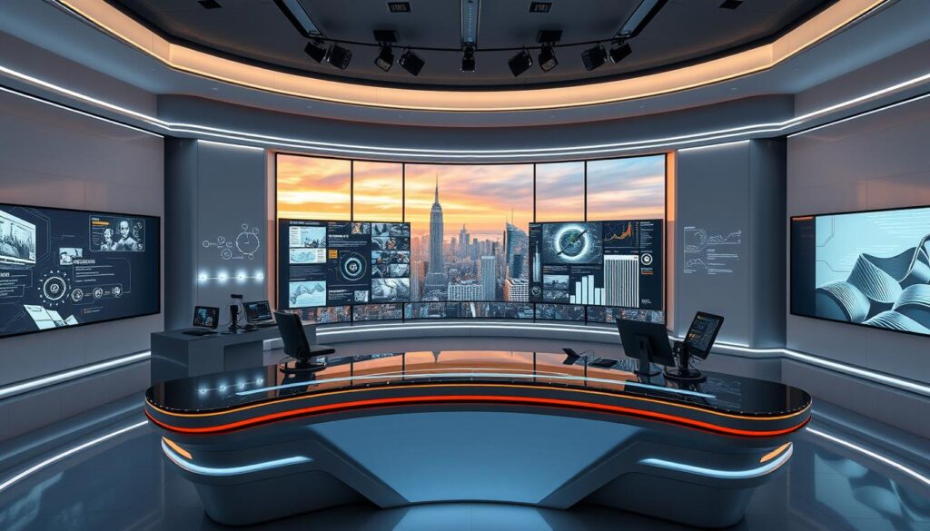 AI-driven news desks