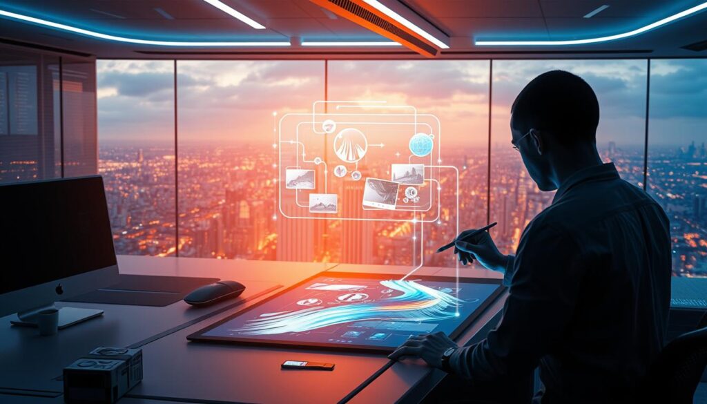 AI-powered visual content design