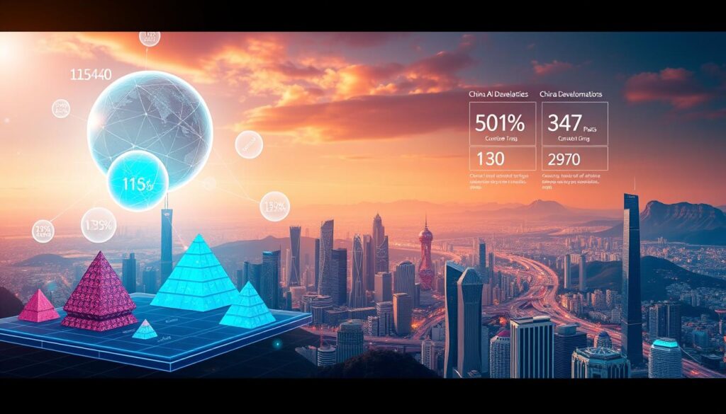 China AI development metrics