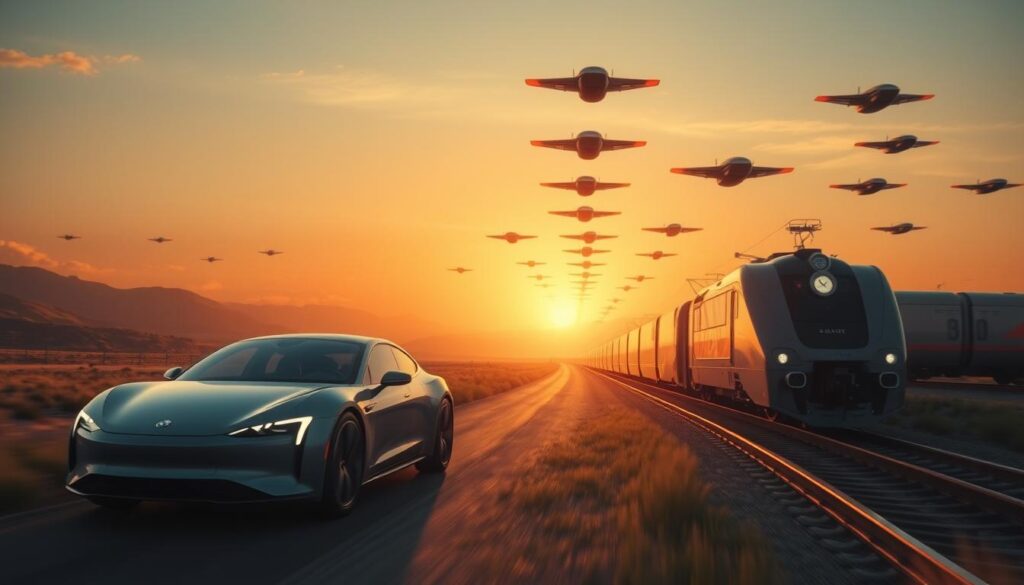Evolution of transportation technology