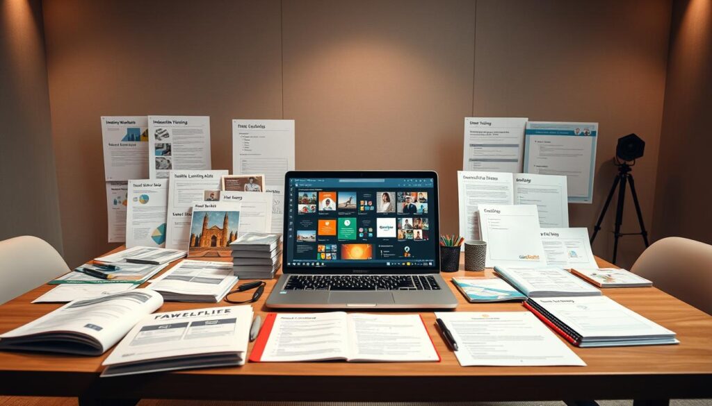 customizing training materials