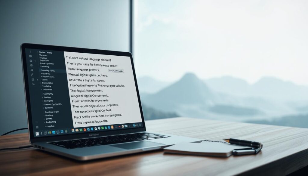 natural language prompts for component generation