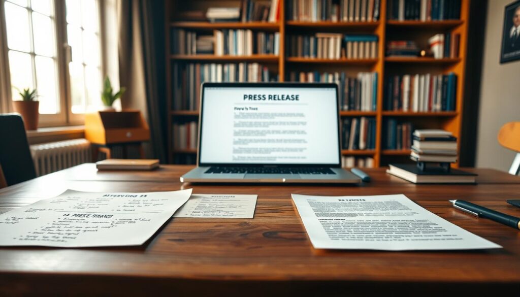 step-by-step prompts for press releases
