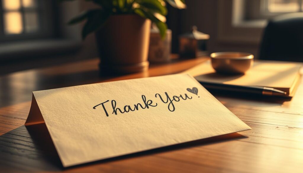 thank-you note strategy