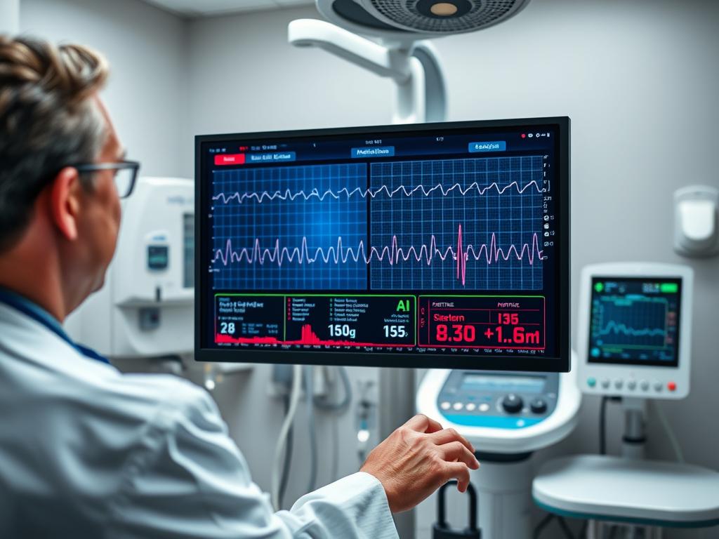 AI analyzing ECG data to predict heart attack risk AI analyzing ECG data to predict heart attack risk