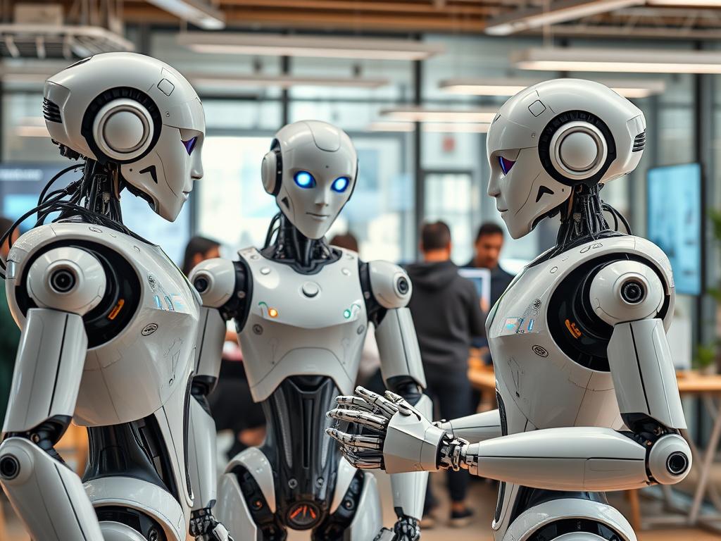 Advanced humanoid robots with emotional intelligence interacting naturally with humans in 2027 Advanced humanoid robots with emotional intelligence interacting naturally with humans in 2027