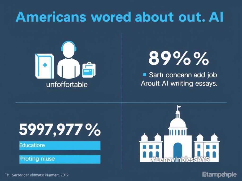 Americans worried about AI in different contexts Americans worried about AI in different contexts