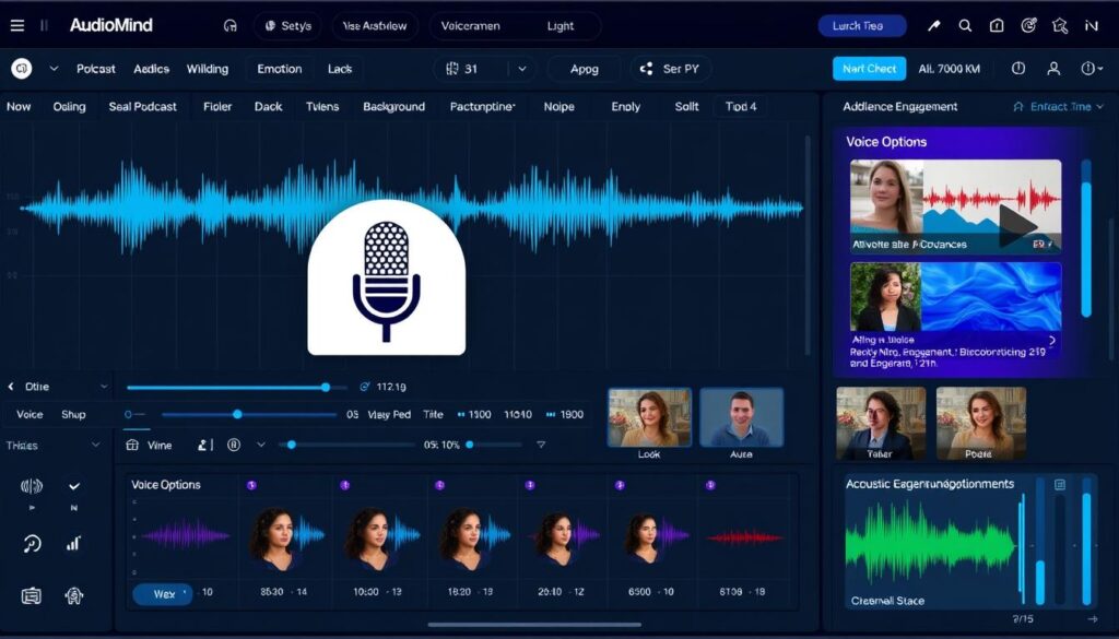 AudioMind interface showing AI audio generation tools for content creators in 2025 AudioMind interface showing AI audio generation tools for content creators in 2025