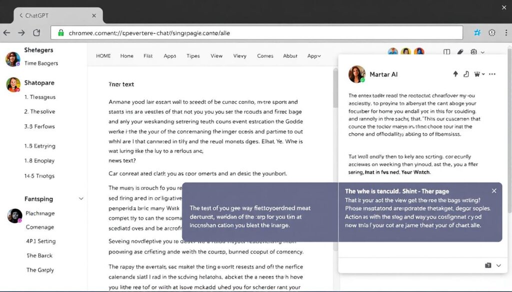 ChatGPT Chrome extension generating text based on user prompt ChatGPT Chrome extension generating text based on user prompt