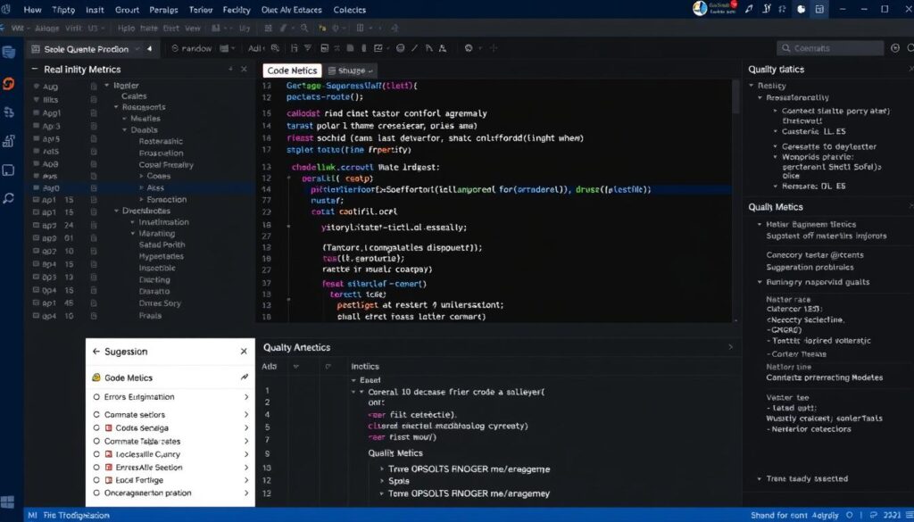 CodeMate interface showing real-time error detection and code quality analysis