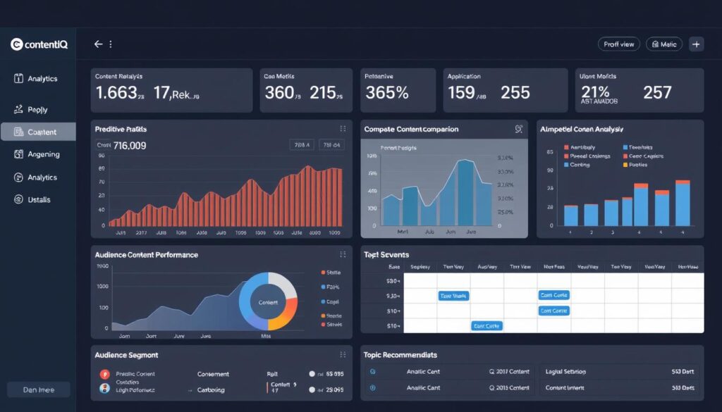 ContentIQ dashboard showing AI content strategy tools for content creators in 2025 ContentIQ dashboard showing AI content strategy tools for content creators in 2025