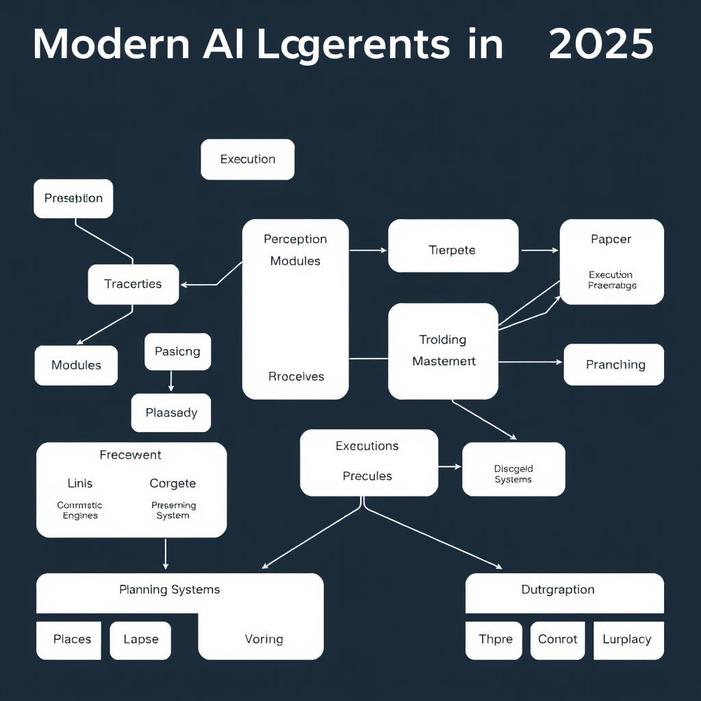 Diagram showing the architecture of AI Agents 2025 Diagram showing the architecture of AI Agents 2025