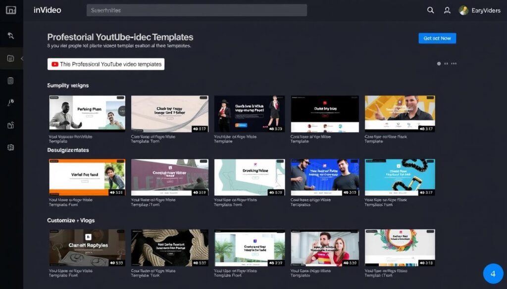 InVideo's template library for creating YouTube videos quickly InVideo's template library for creating YouTube videos quickly