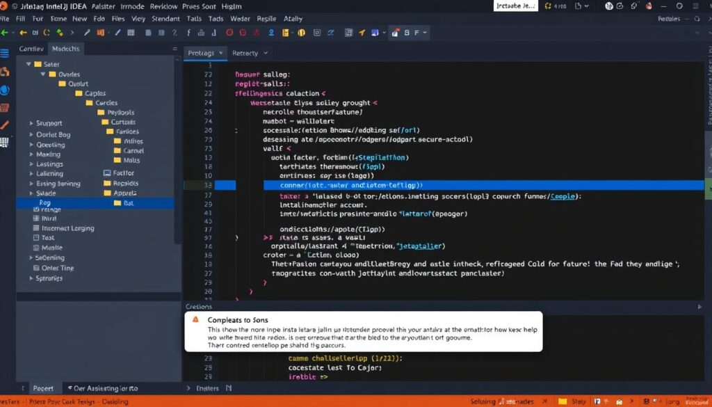 JetBrains AI Assistant showing code suggestions in IntelliJ IDEA