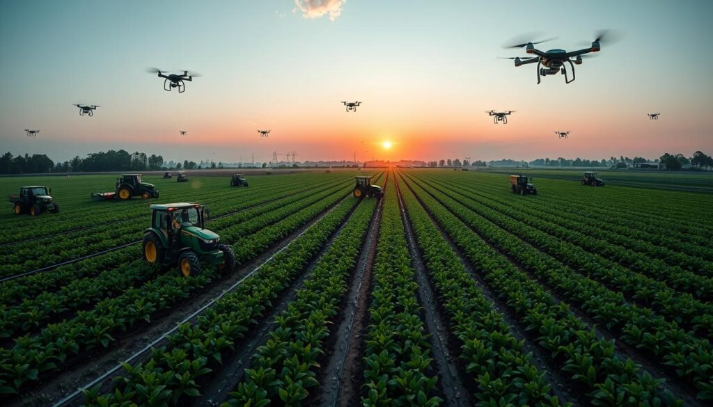 John Deere's autonomous AI-powered agricultural robots working in fields in 2025 John Deere's autonomous AI-powered agricultural robots working in fields in 2025