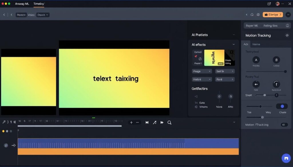 Runway ML interface showing AI video editing capabilities for YouTube content Runway ML interface showing AI video editing capabilities for YouTube content