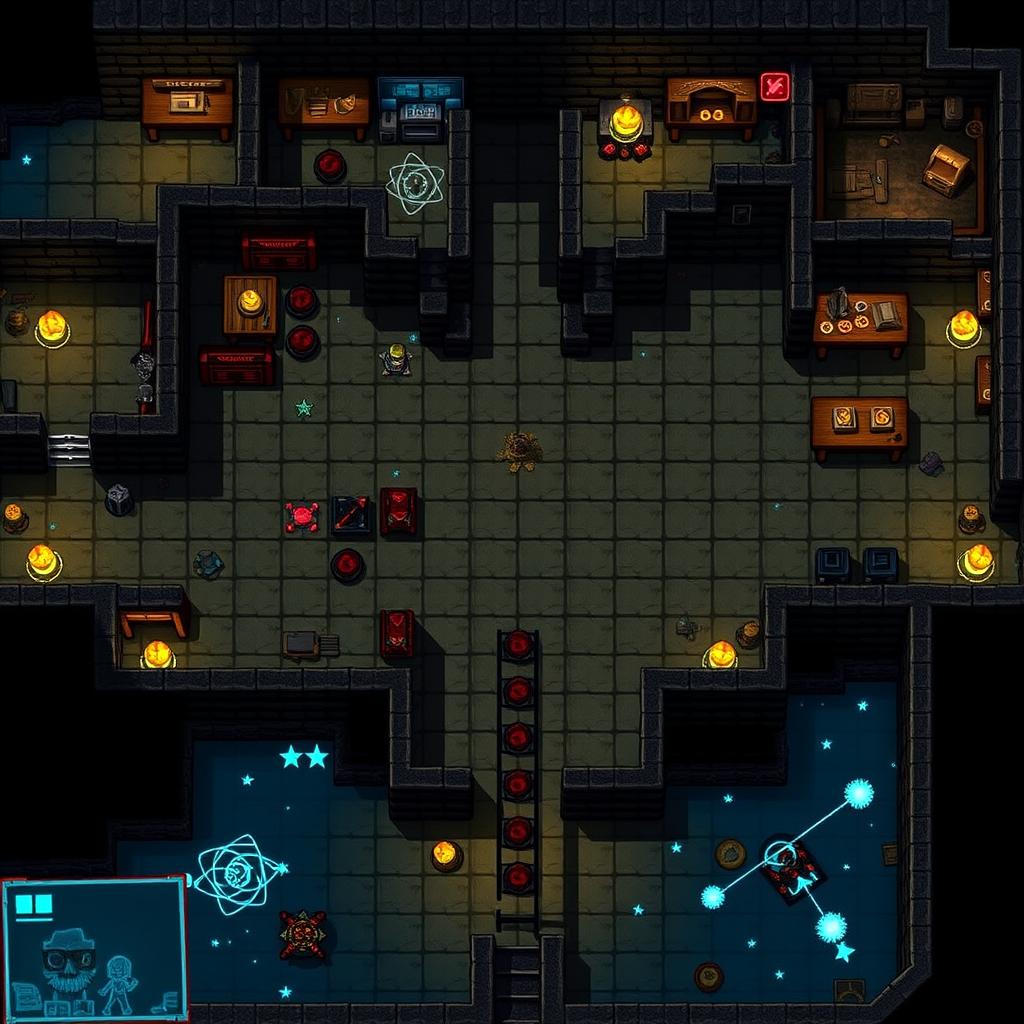 Screenshot from Rogue Legacy showing procedurally generated dungeon layout Screenshot from Rogue Legacy showing procedurally generated dungeon layout