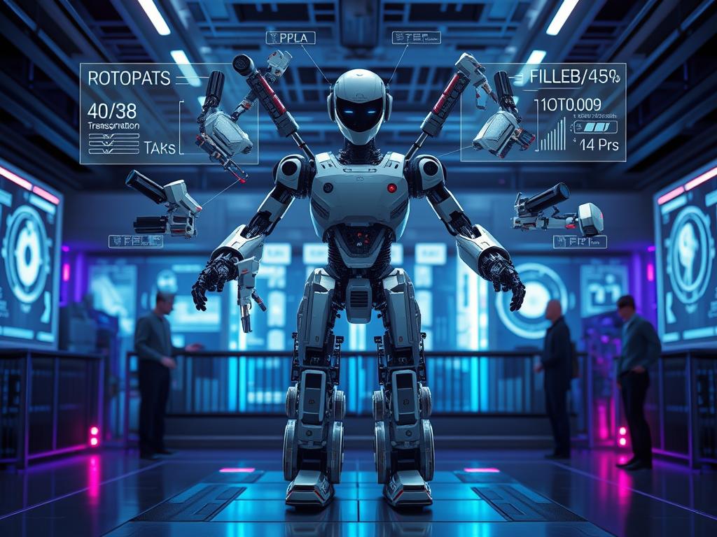 Self-evolving AI robots that can adapt their physical form based on tasks in 2028 Self-evolving AI robots that can adapt their physical form based on tasks in 2028