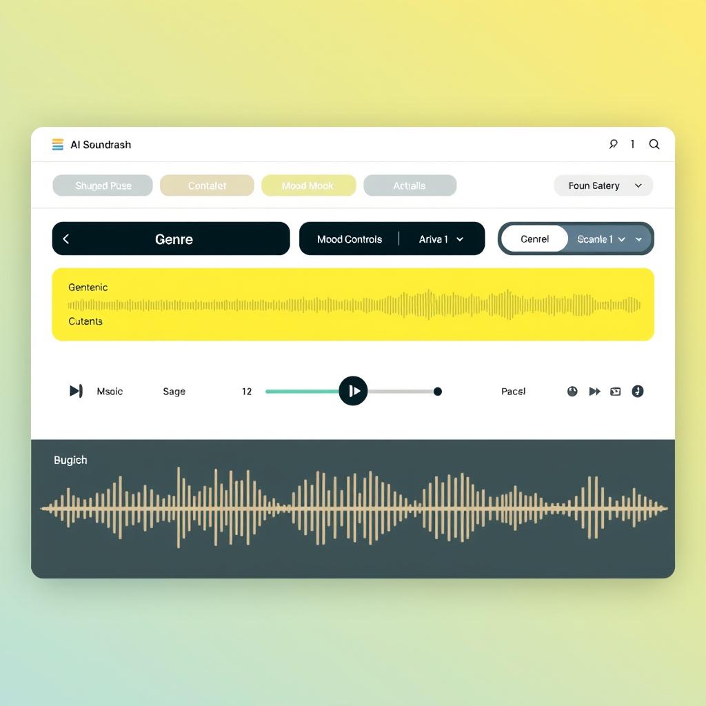 Soundraw AI music generation platform interface Soundraw AI music generation platform interface