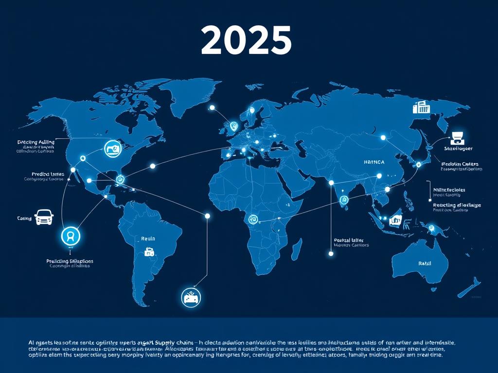 AI agents optimizing supply chain operations in 2025 AI agents optimizing supply chain operations in 2025
