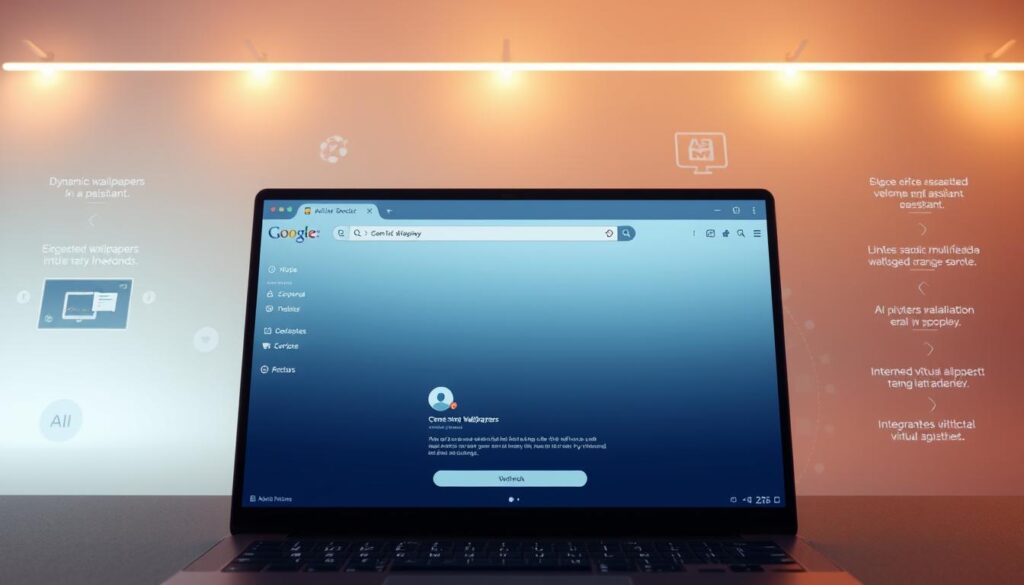 AI-integrated browser interface