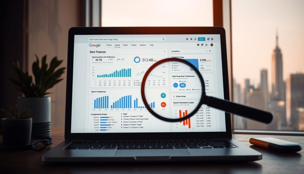 SERP features analysis