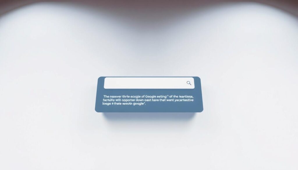 google answer box