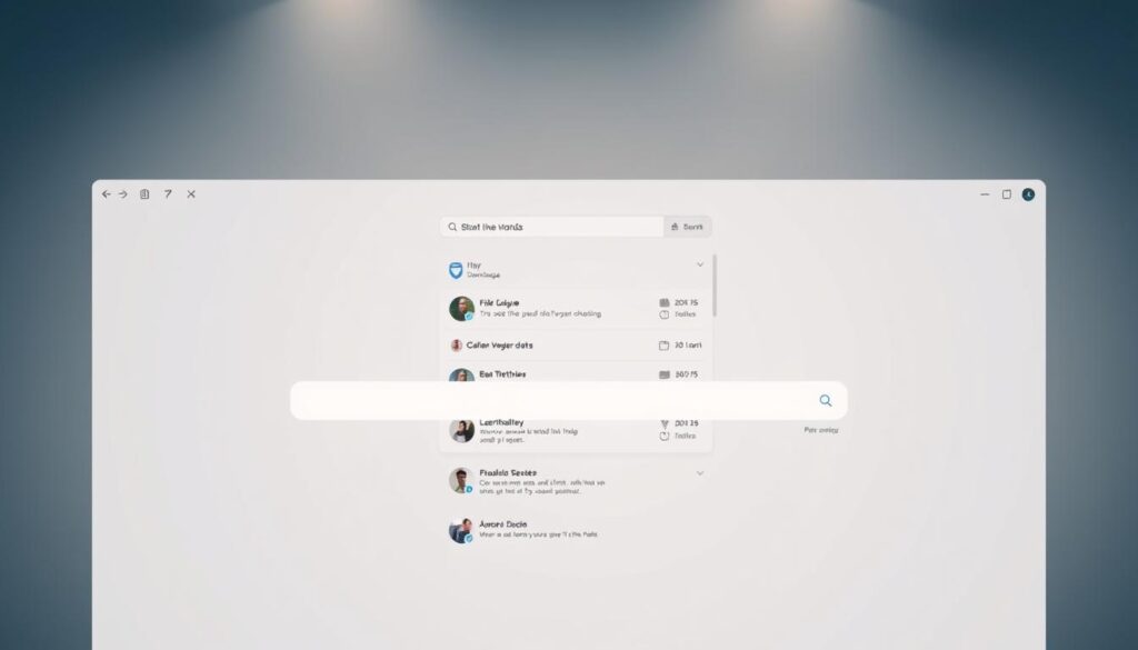 visual browser interface