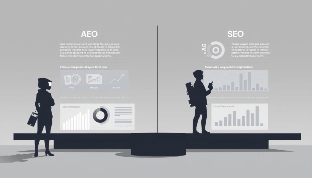 AEO vs SEO strategy comparison