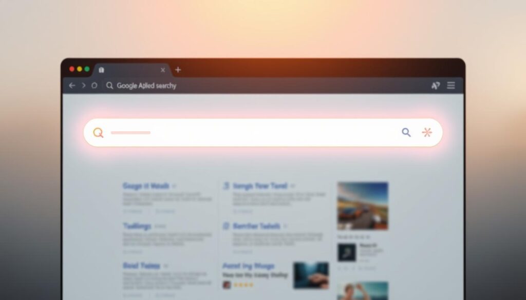 AI-enhanced search interface