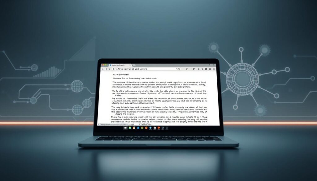 AI summarization technology