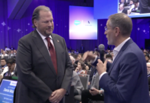 Agentforce Coworker Launch: Adecco Group Empowers 27,000 Employees Across 40+ Countries! Adecco Group CEO Denis Machuel speaks with Salesforce CEO Marc Benioff at the Dreamforce 2026 keynote.